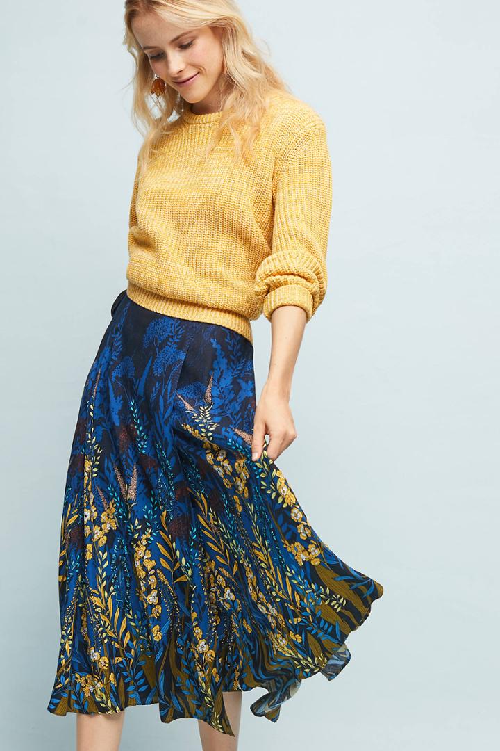 Ranna Gill Midnight Garden Skirt