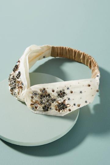 Anthropologie Augusta Embellished Headband