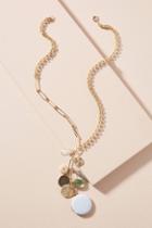 Anthropologie Pebble Beach Pendant Necklace