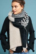 Anthropologie Tania Cozy Graphic Scarf