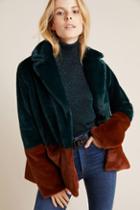 Dra Marcena Colorblocked Faux Fur Jacket