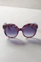 Anthropologie Marbled Floral Sunglasses