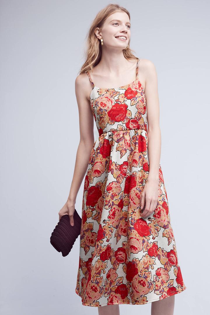 Rachel Antonoff Red Rose Dress