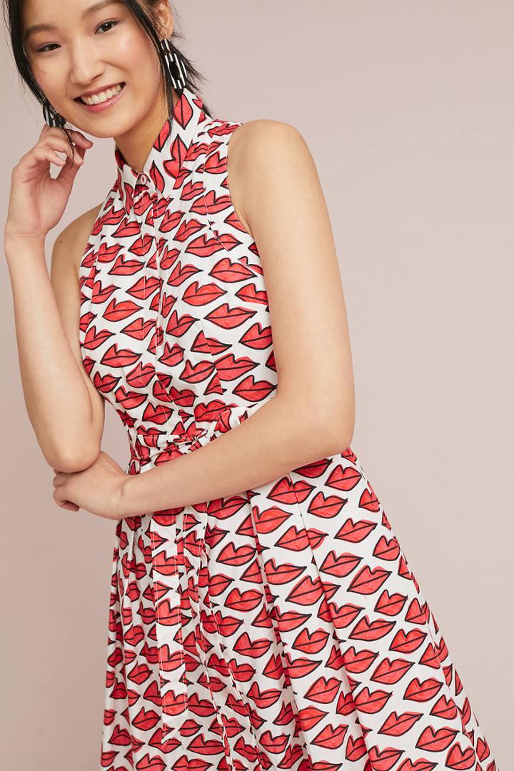 Ann Howell Bullard For Anthropologie Smooched Shirtdress