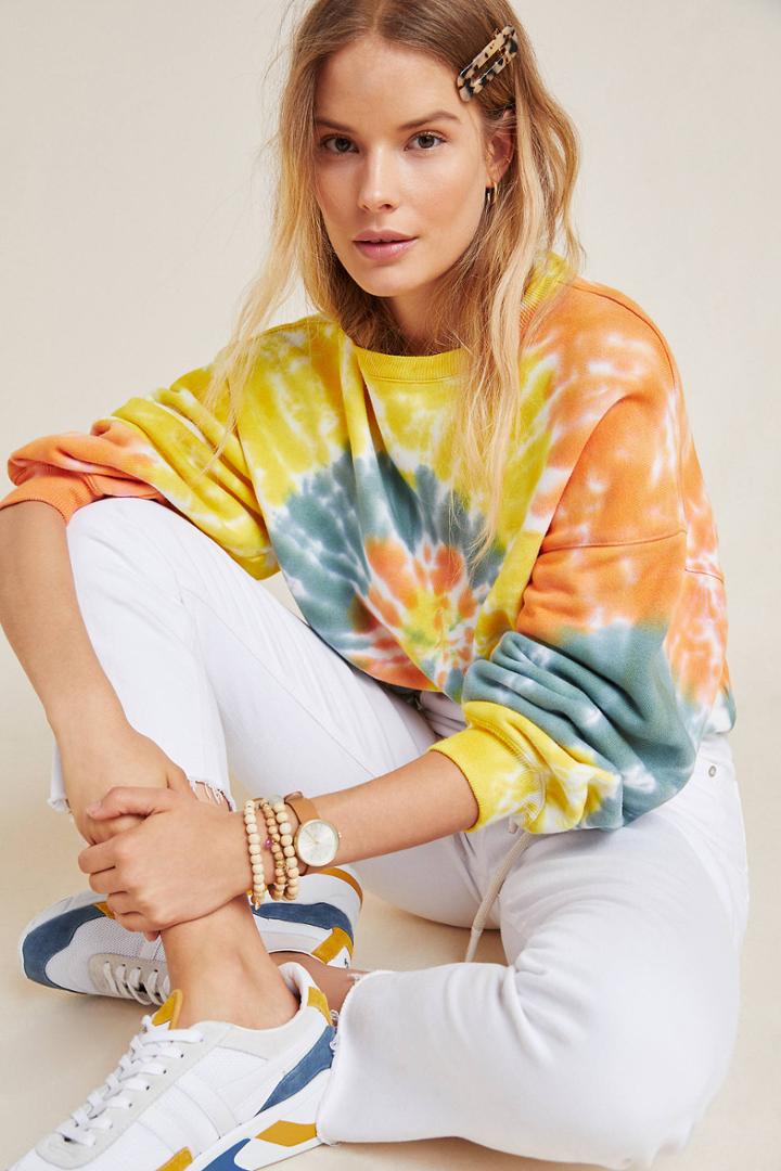 Agolde Richie Tie-dyed Sweatshirt