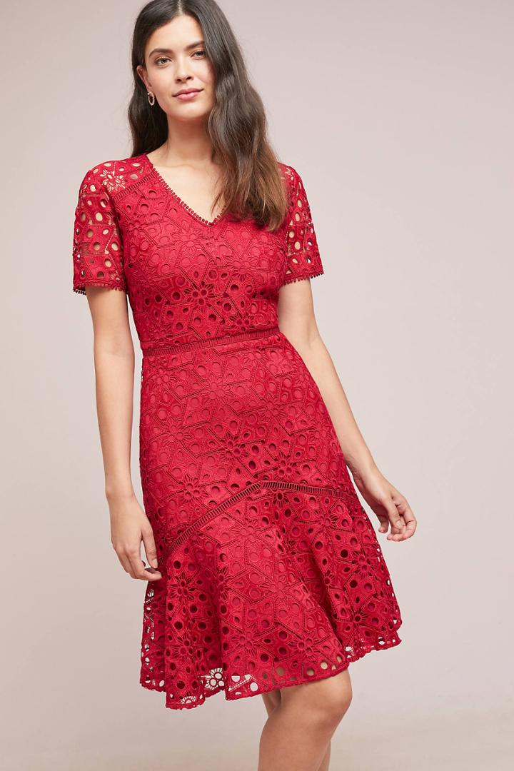 Shoshanna Lepage Lace Dress