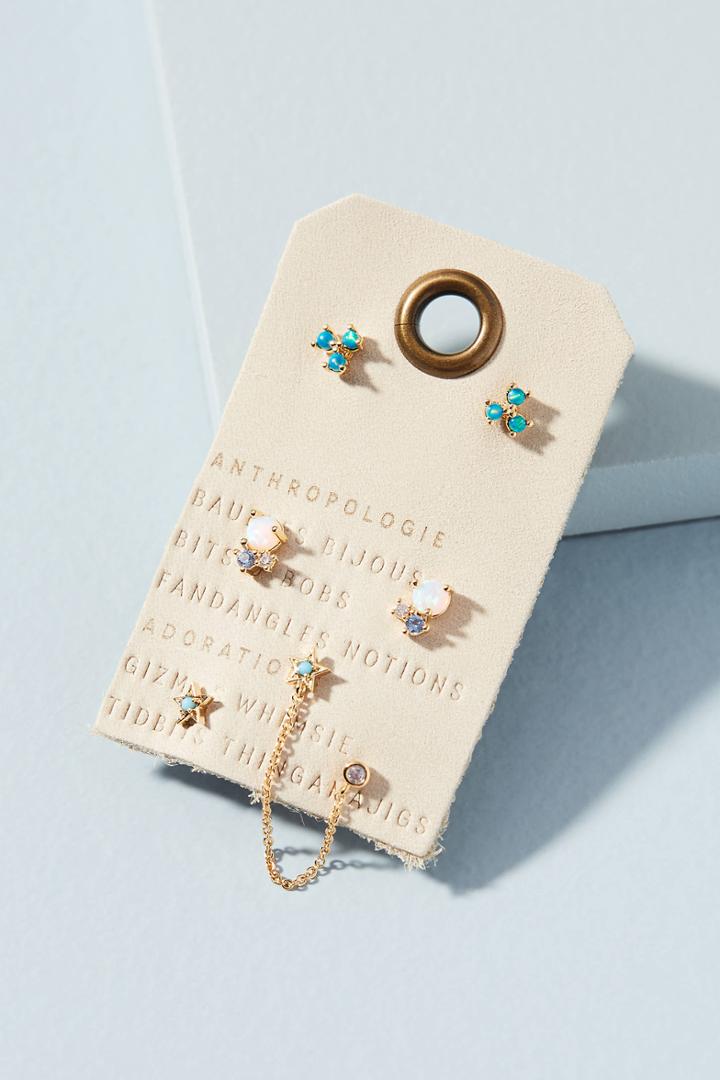 Anthropologie Astral Earring Set