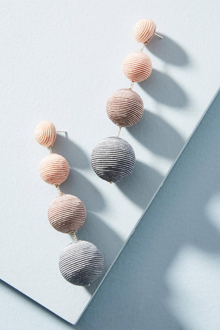 Suzanna Dai Ombre Ball Drop Earrings