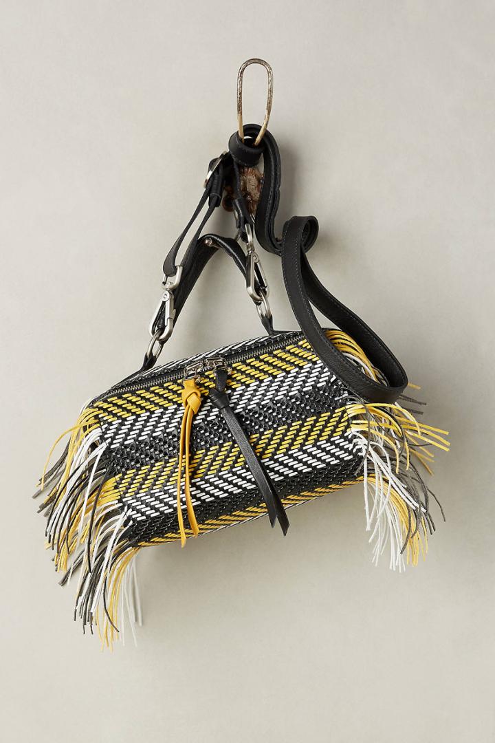 Daniella Lehavi Fringed Mini Handle Crossbody Bag