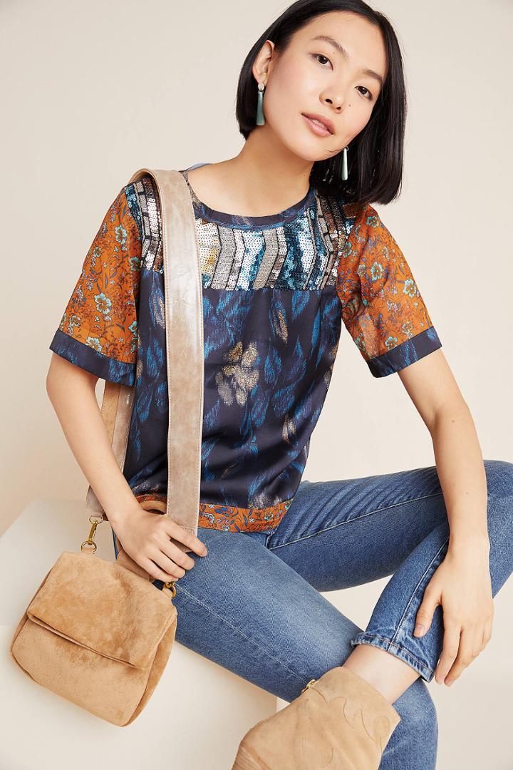 Tiny Toulouse Sequined Blouse