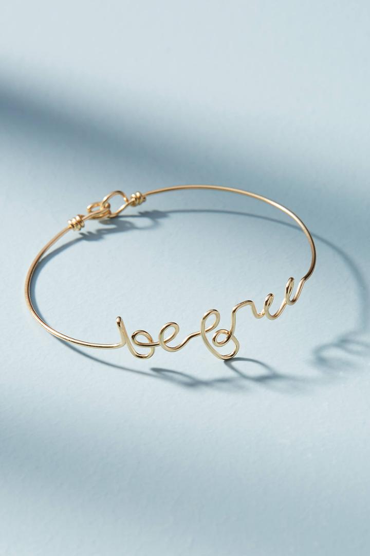 Anthropologie Little Sayings Bracelet