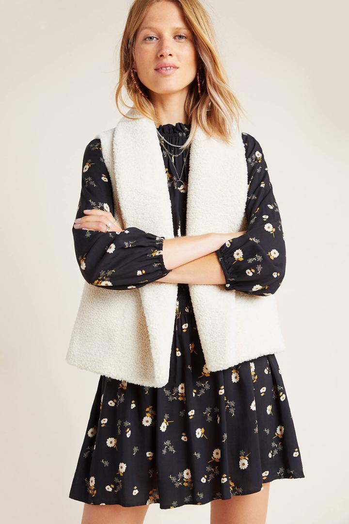 Anthropologie Rhodes Sherpa Vest