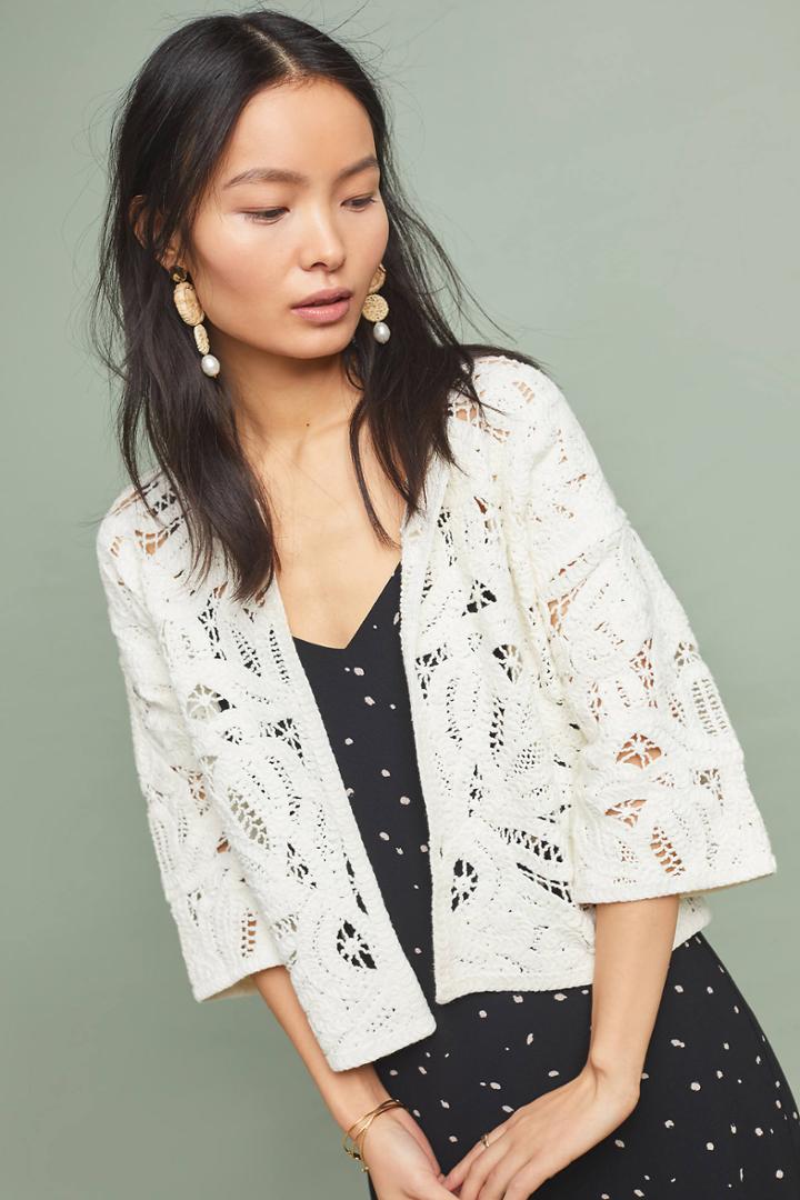 Anthropologie Lace Kimono