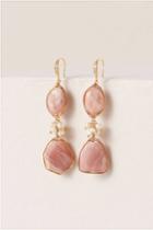 Theia Pink Moonstone Earrings