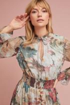 Hemant & Nandita Floral Smocked Waist Dress