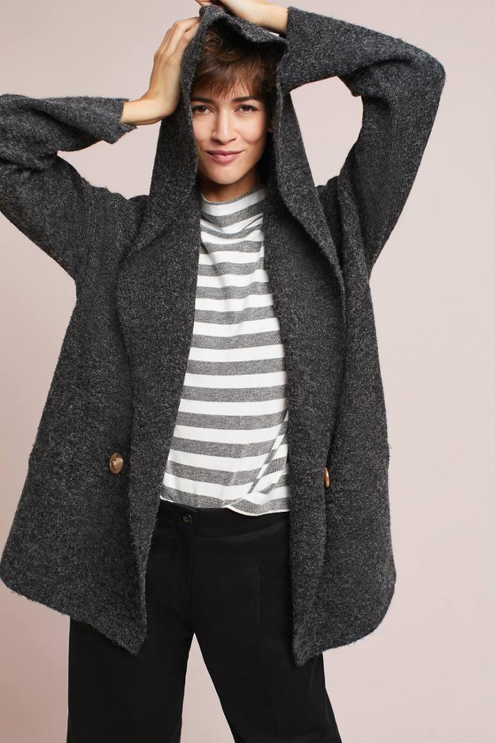 Line & Dot Calli Buttoned Sweater Coat