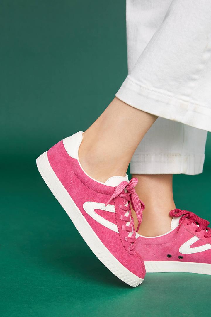 Tretorn Low Top Suede Sneakers