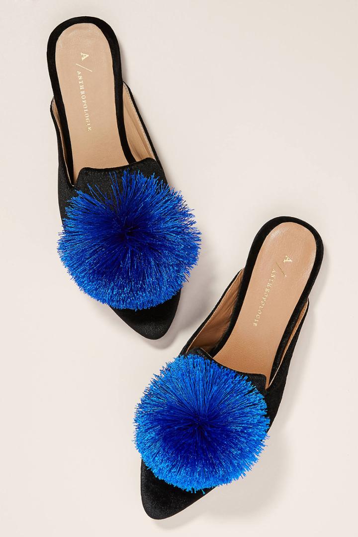 Anthropologie Peppy Pommed Slides