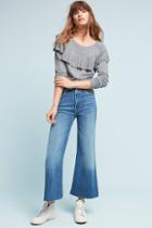 Mother The Roller Ultra High-rise Cropped Wide-leg Jeans