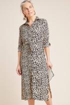 Honey Punch Leopard Midi Shritdress