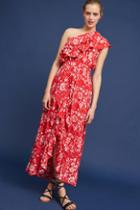 Steele Livia Ruffled One-shoulder Dress