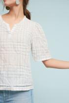 Dolan Left Coast Emmaus Cross-hatch Blouse