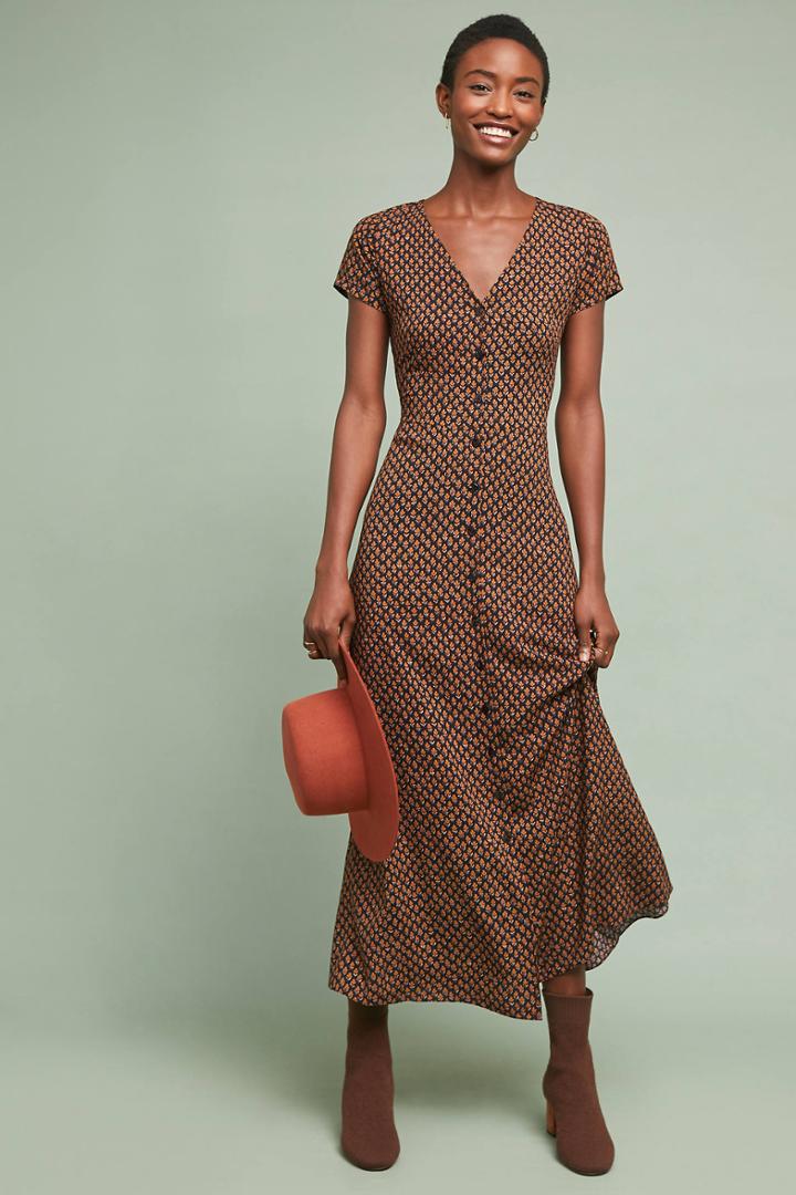 Frye Petals Buttondown Dress