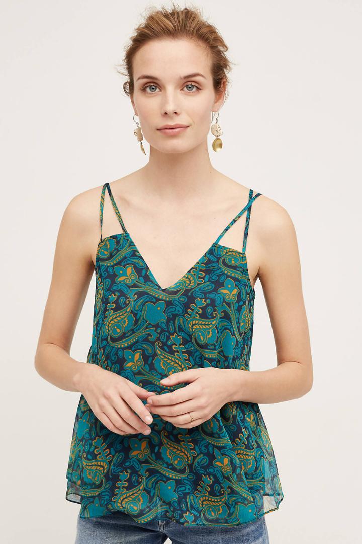 Anthropologie Nella Silk Tank