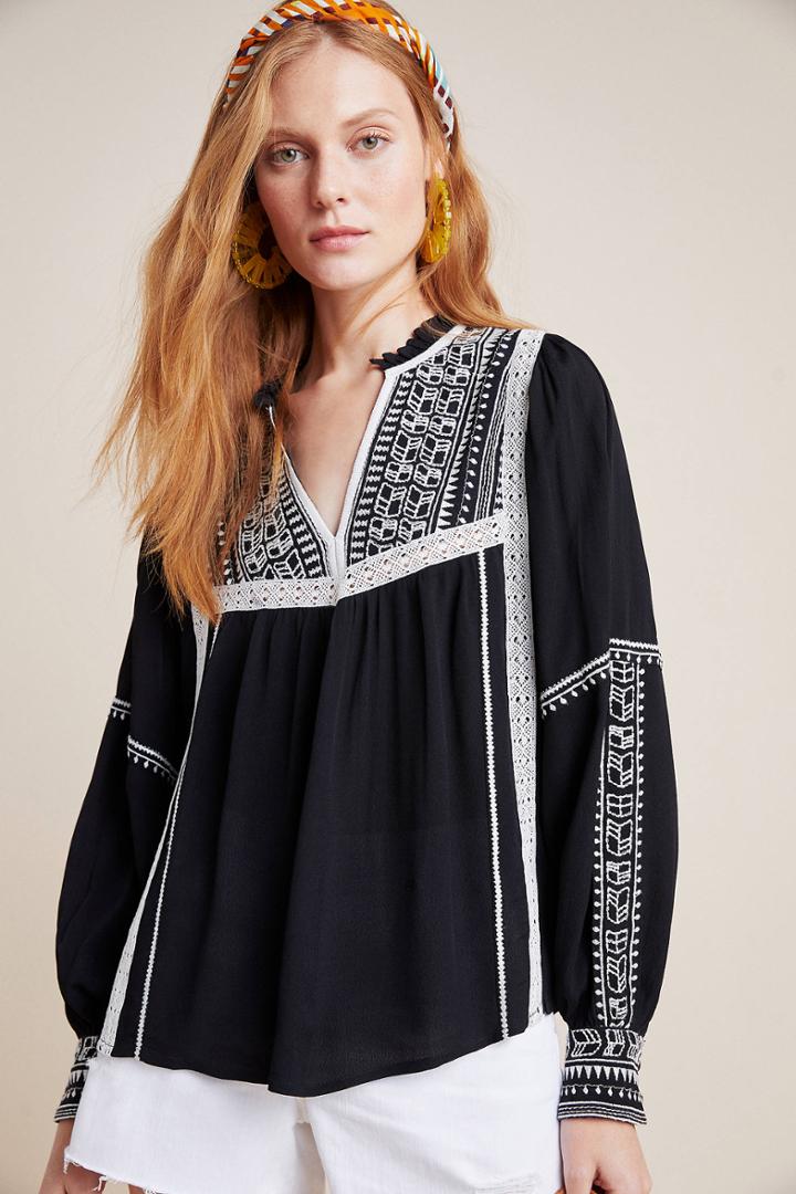 Bl-nk Anihera Peasant Top