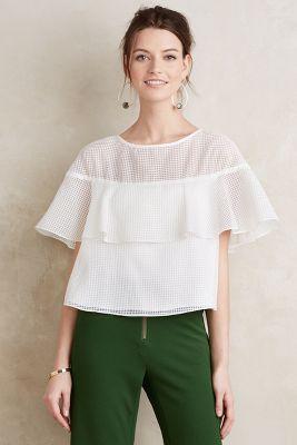 Whit Lace Canopy Blouse