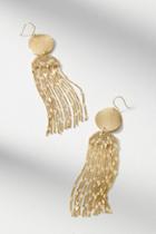 Anthropologie Golden Light Drop Earrings
