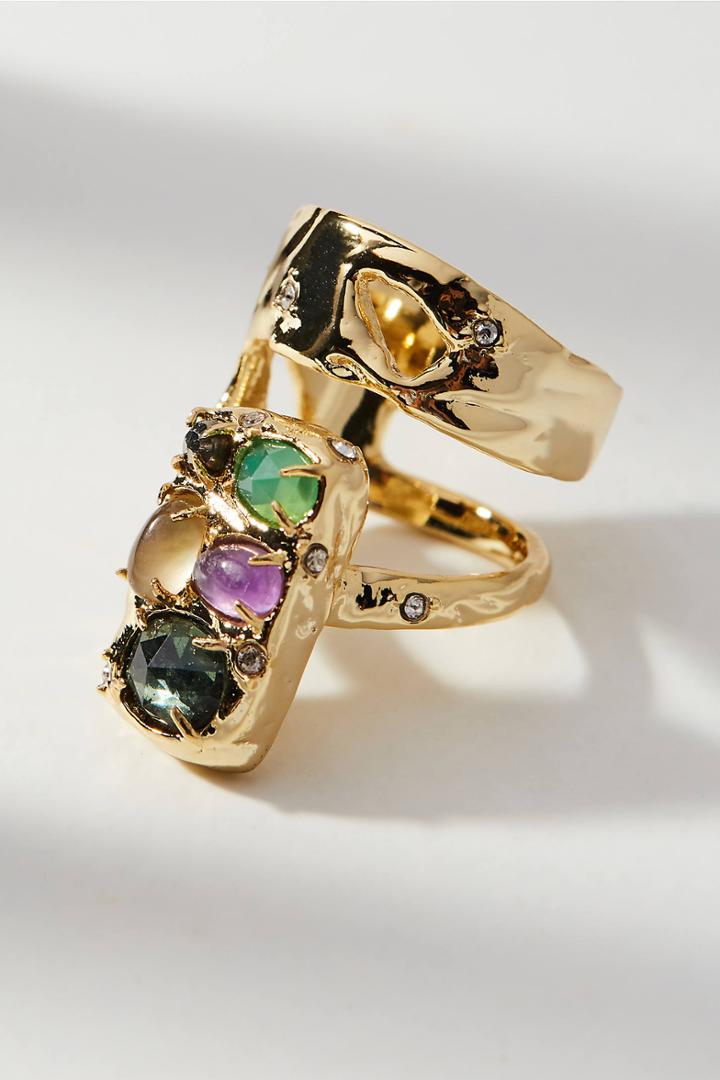 Alexis Bittar Mosaic Stone Cocktail Ring