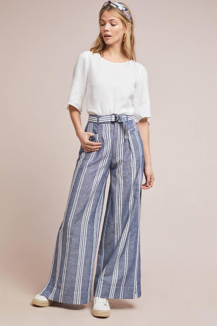 Anthropologie Beachy Wide-leg Pants