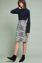 Hutch Jacquard Stripe Pencil Skirt