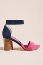 Jeffrey Campbell Purdy Colorblocked Heeled Sandals
