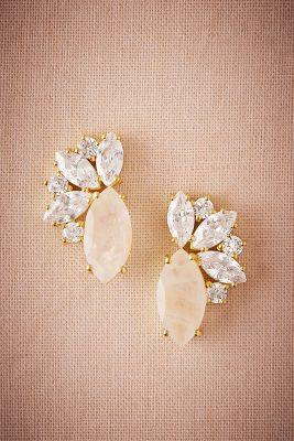 Anthropologie X Bhldn Radiant Moonstone Earrings