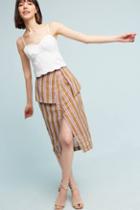 Joa Layered & Striped Skirt