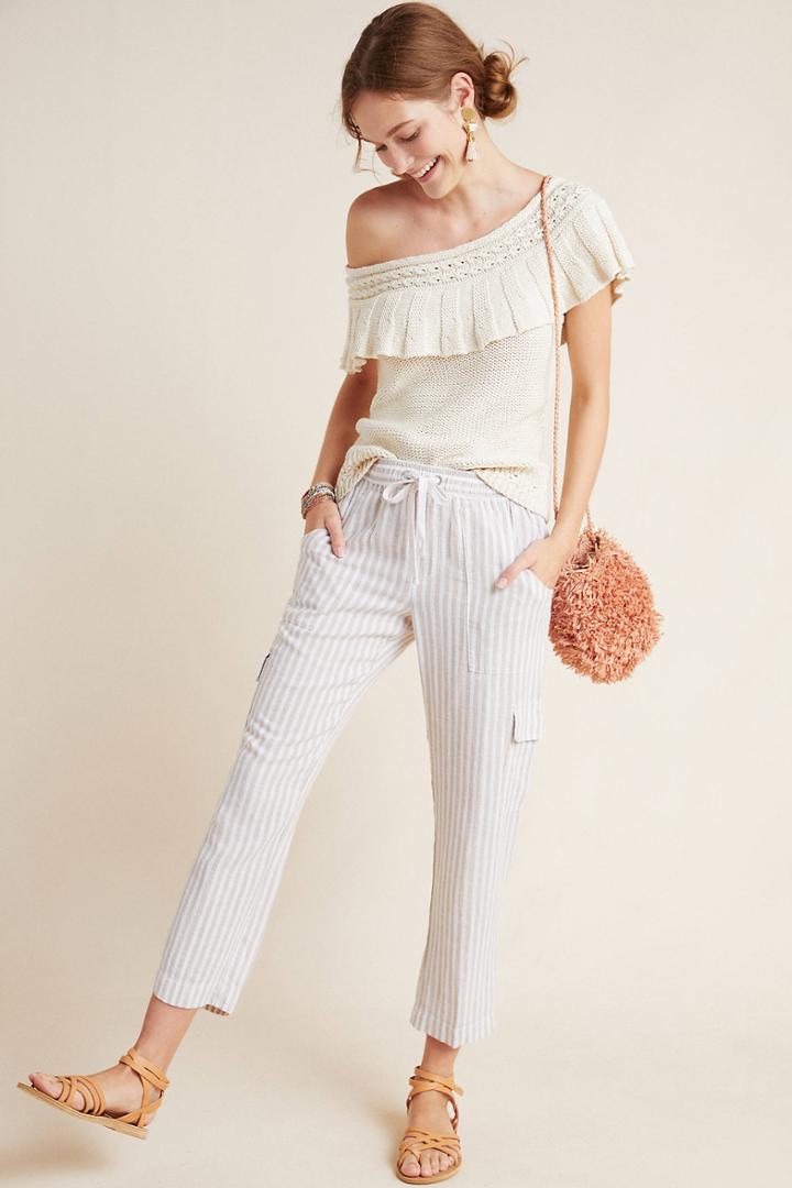 Sanctuary Discoverer Linen Cargo Pants