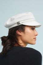 Anthropologie White Engineer Hat