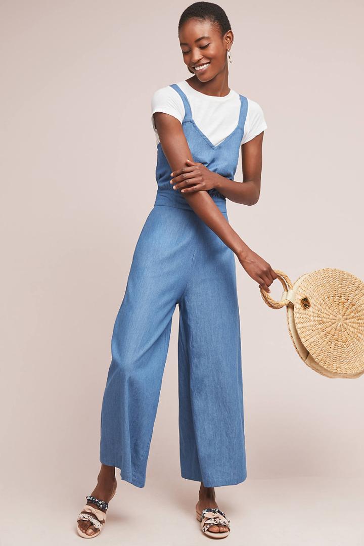 Rue Stiic Daytripper Chambray Jumpsuit
