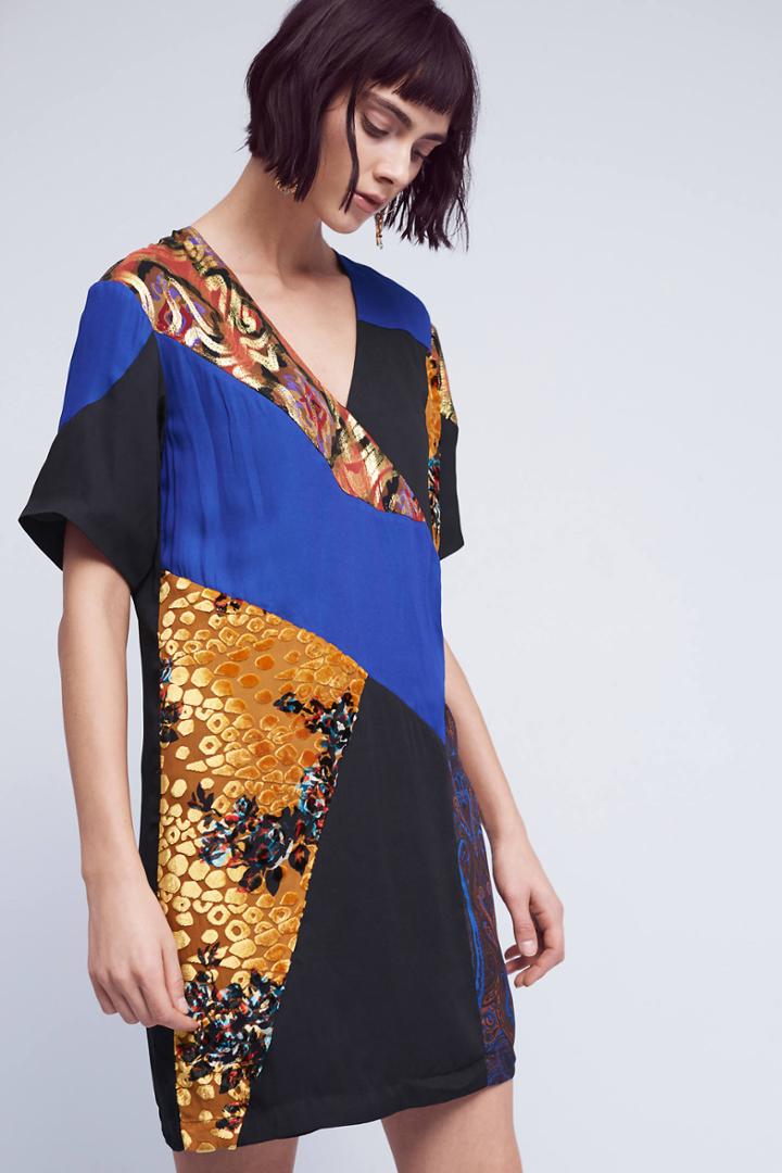 Hd In Paris Camellia Patchwork Dress