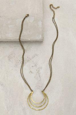 Amira Jewelry Coiled Crescent Necklace