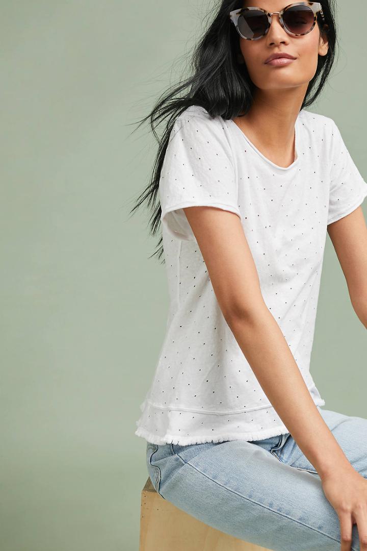 Michael Stars Fringed Tee