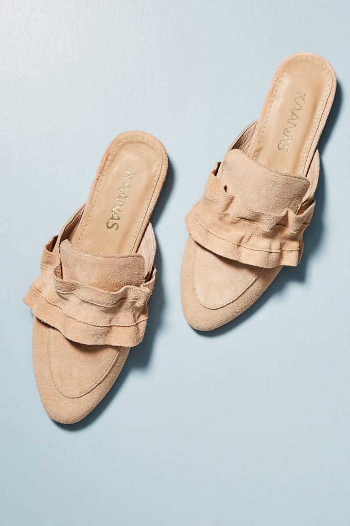 Kaanas Palermo Ruffled Slides