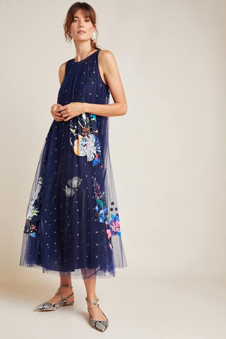 Geisha Designs Rochelle Tulle Maxi Dress