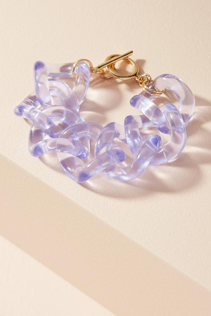 Zenzii Linked Lucite Wrap Bracelet