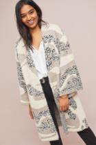 Anthropologie Winter Walk Fuzzy Kimono