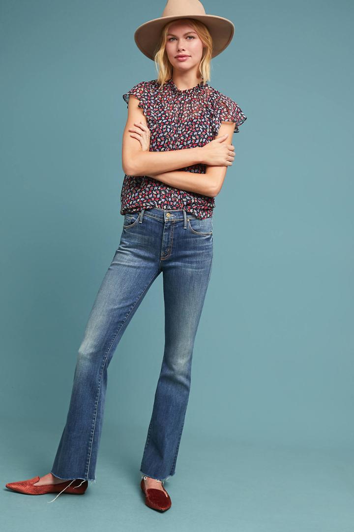 Mother The Weekender Mid-rise Bootcut Jeans