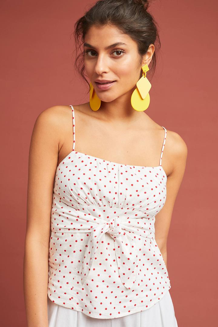 Maeve Sophia Polka Dot Top