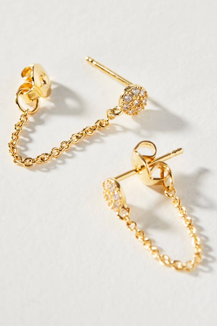 Anthropologie Jackie Front-back Earrings